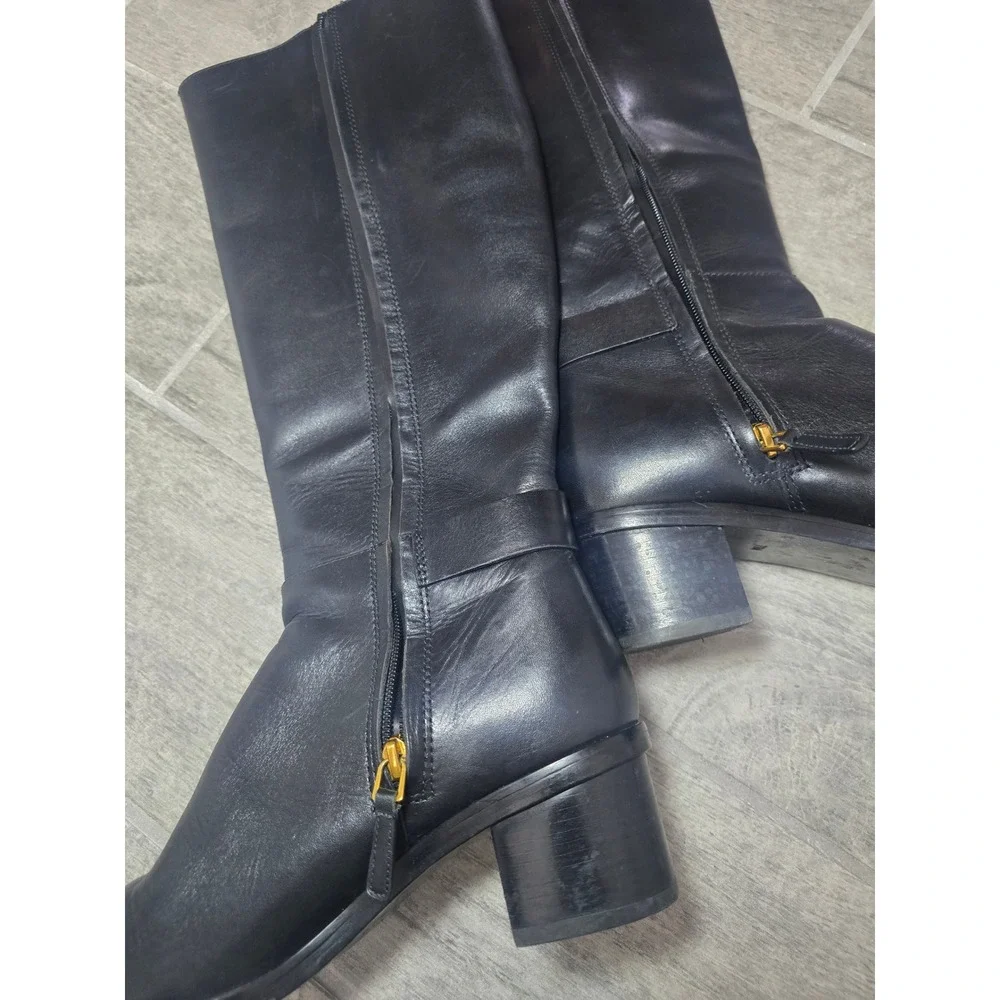 Tory Burch polished black